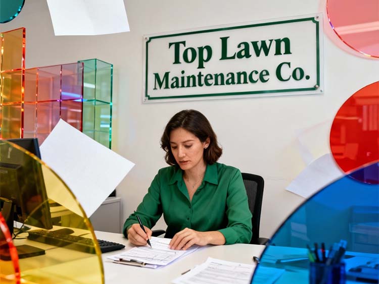 Lawn maintenance billing